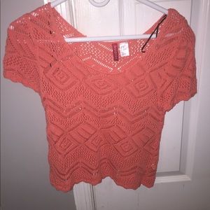 2 shirts pink and white